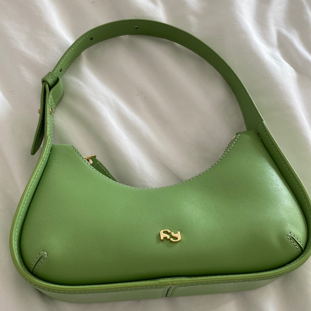 SOLD Yuzefi Mini green shoulder bag